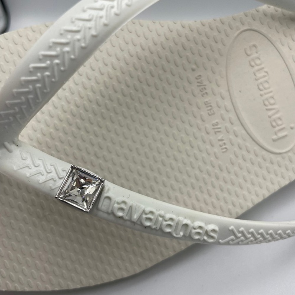 SQCR0014 W's 7/8 | Square Alabaster Star flip flops sandals